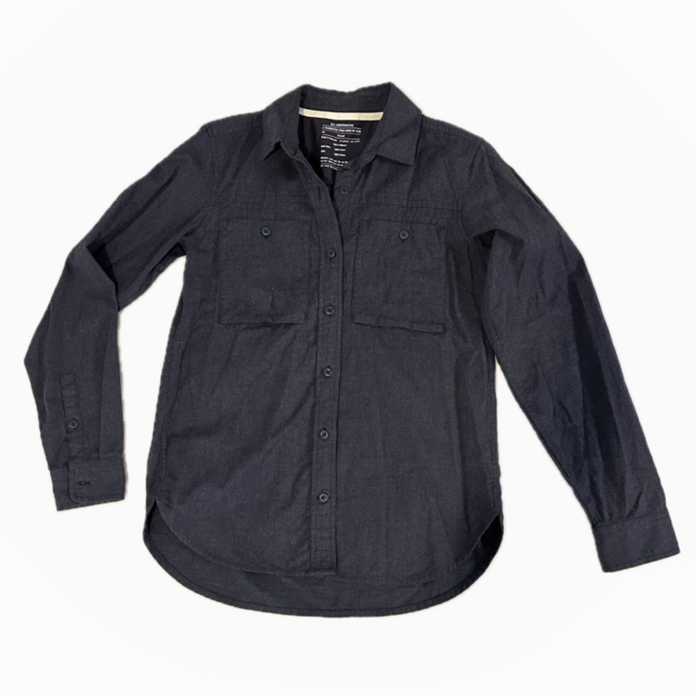 REI Women’s Navy Button-Down Fleece